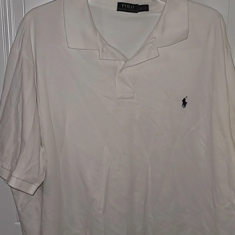 Ralph Lauren White Polo with Navy Pony Embroidery - Picture 10 of 12